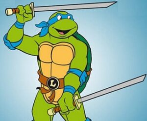 Leonardo die Ninja Turtles Cartoon aus Serie 1987