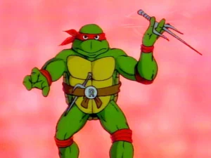 Raphael die Ninja Turtles Cartoon aus Serie 1987